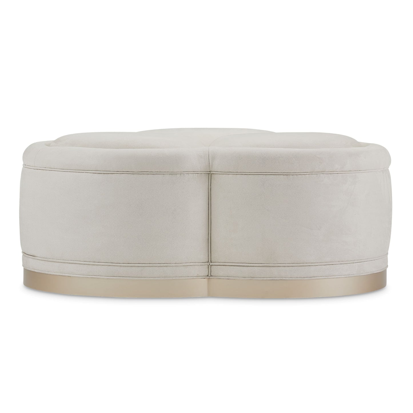 Malibu Crest Cocktail Ottoman - Doeskin