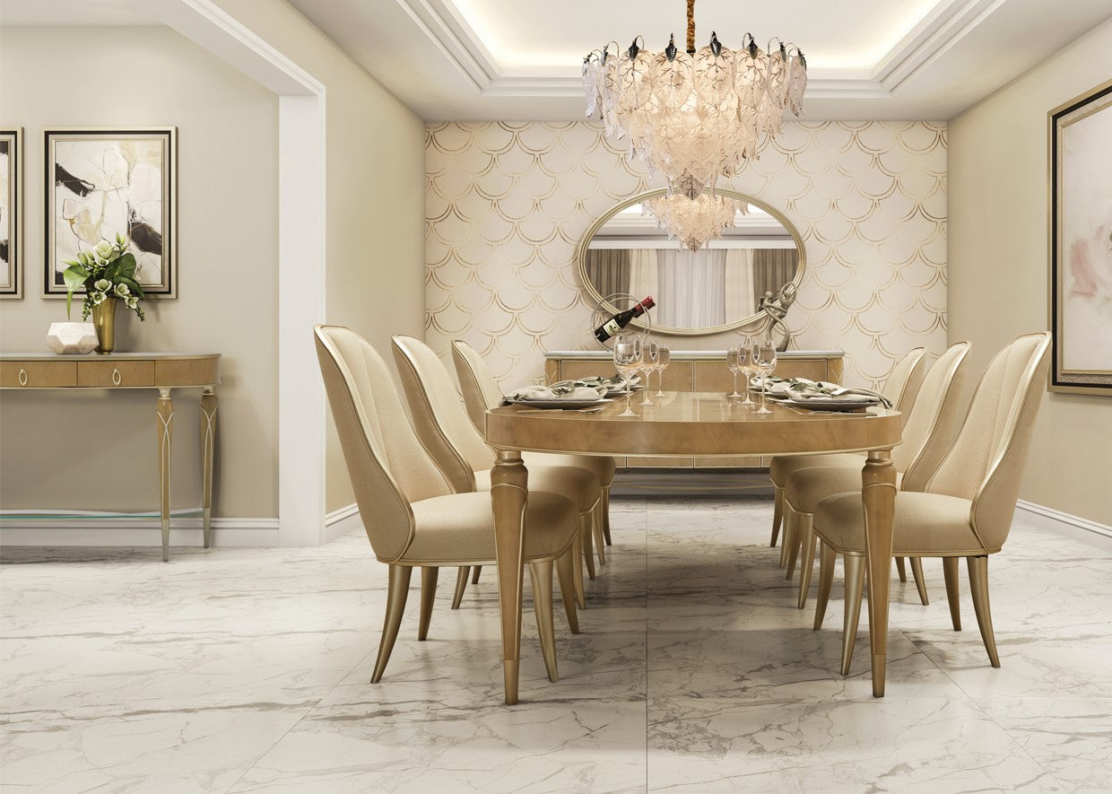 Villa Cherie Oval Dining Table - Caramel
