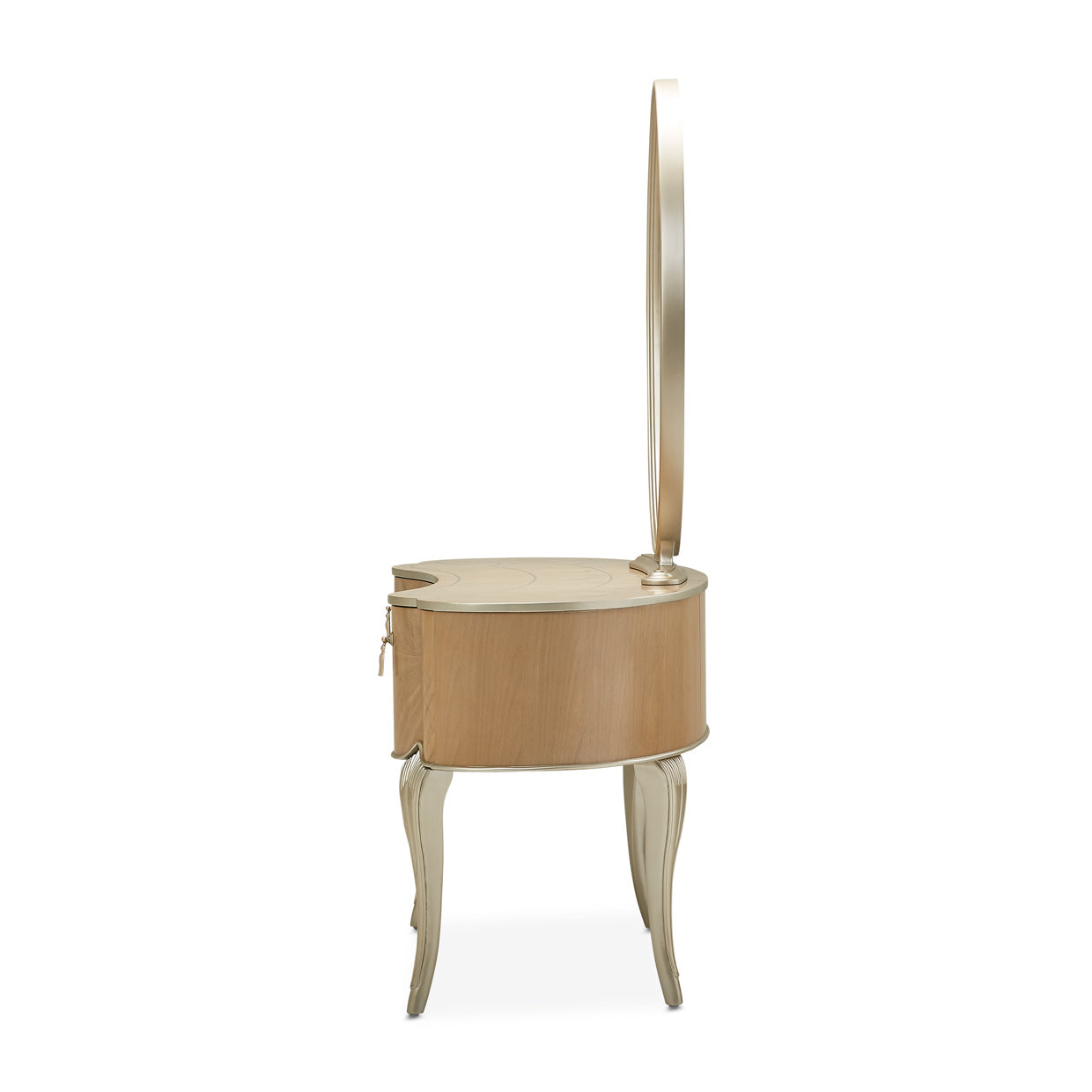 Villa Cherie Vanity with Mirror - Caramel