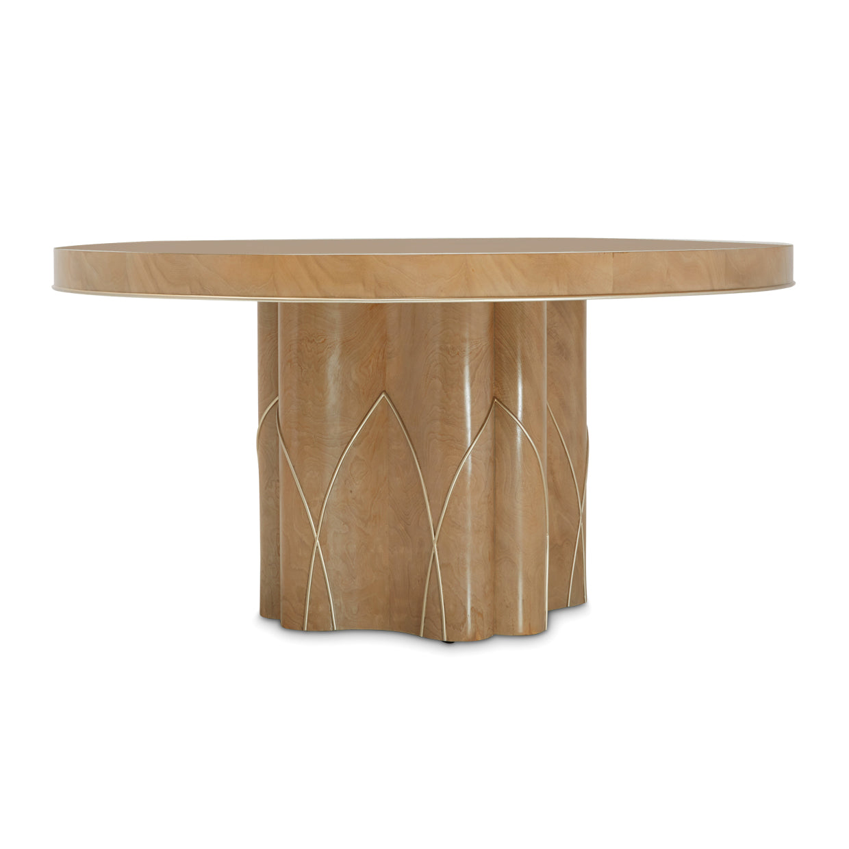 Villa Cherie Round Dining Table - Caramel