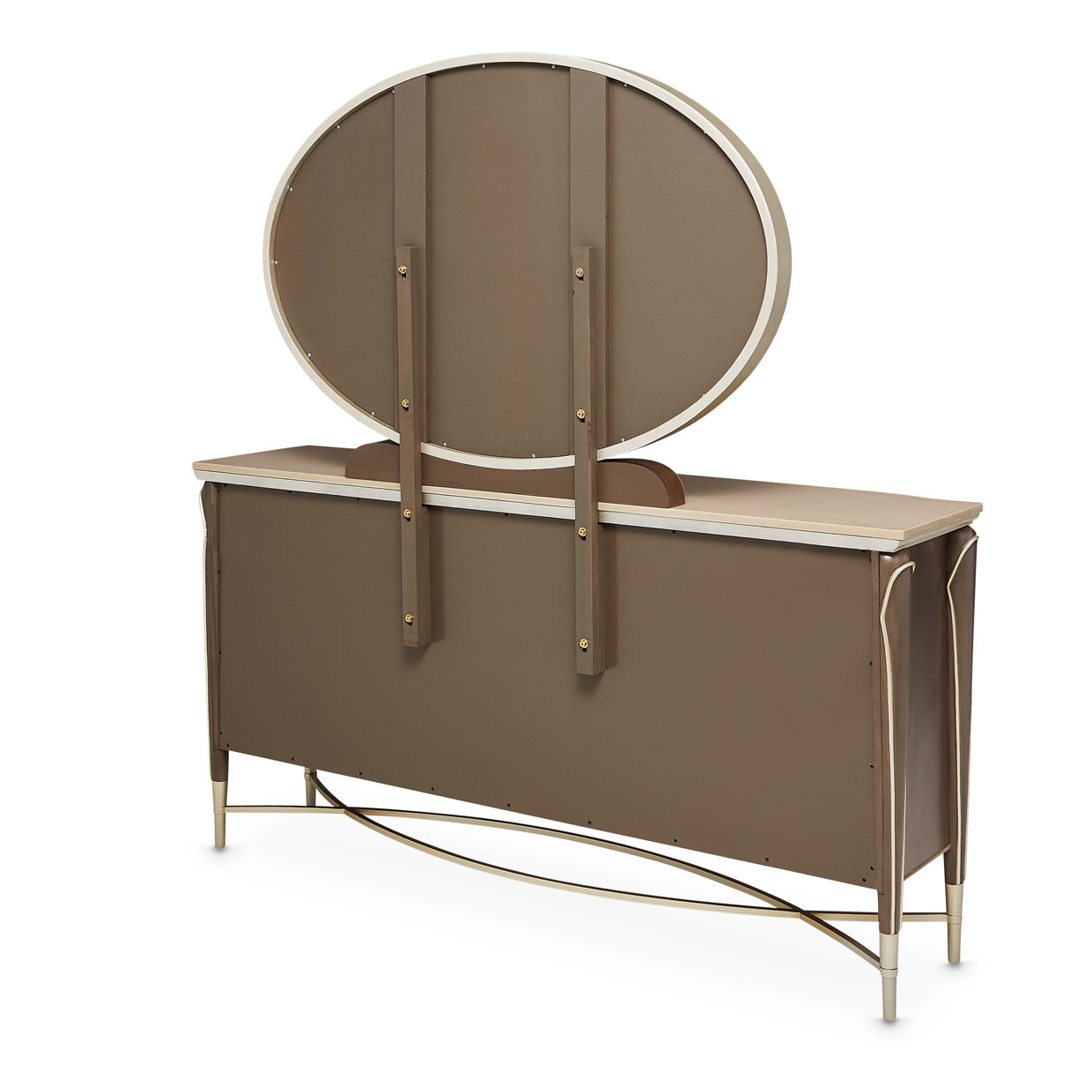 Villa Cherie Dresser & Mirror - Hazelnut