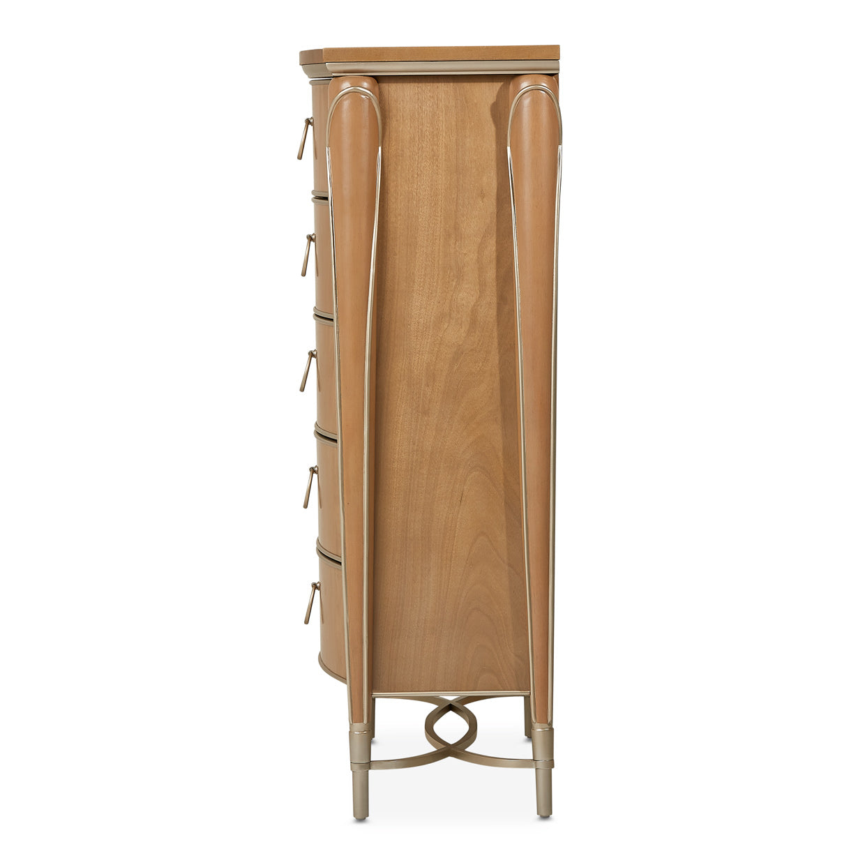 Villa Cherie Highboy Chest - Caramel