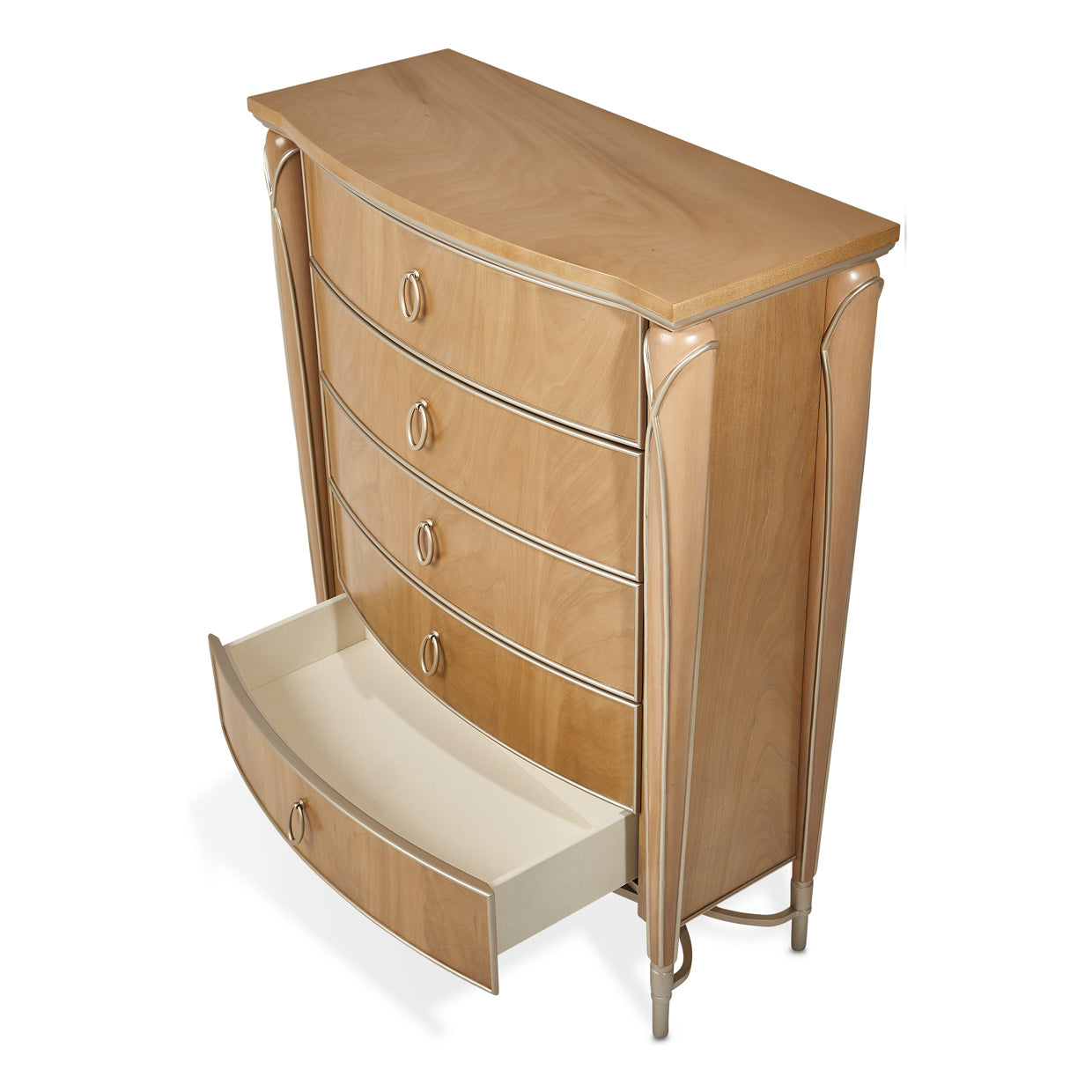 Villa Cherie Highboy Chest - Caramel