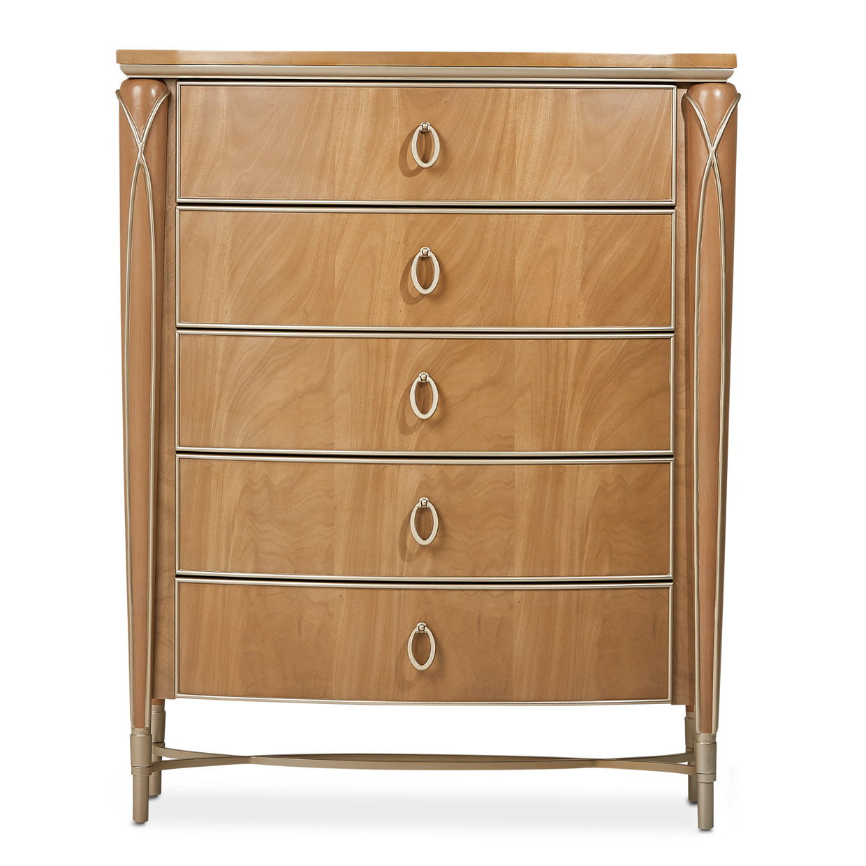 Villa Cherie Highboy Chest - Caramel