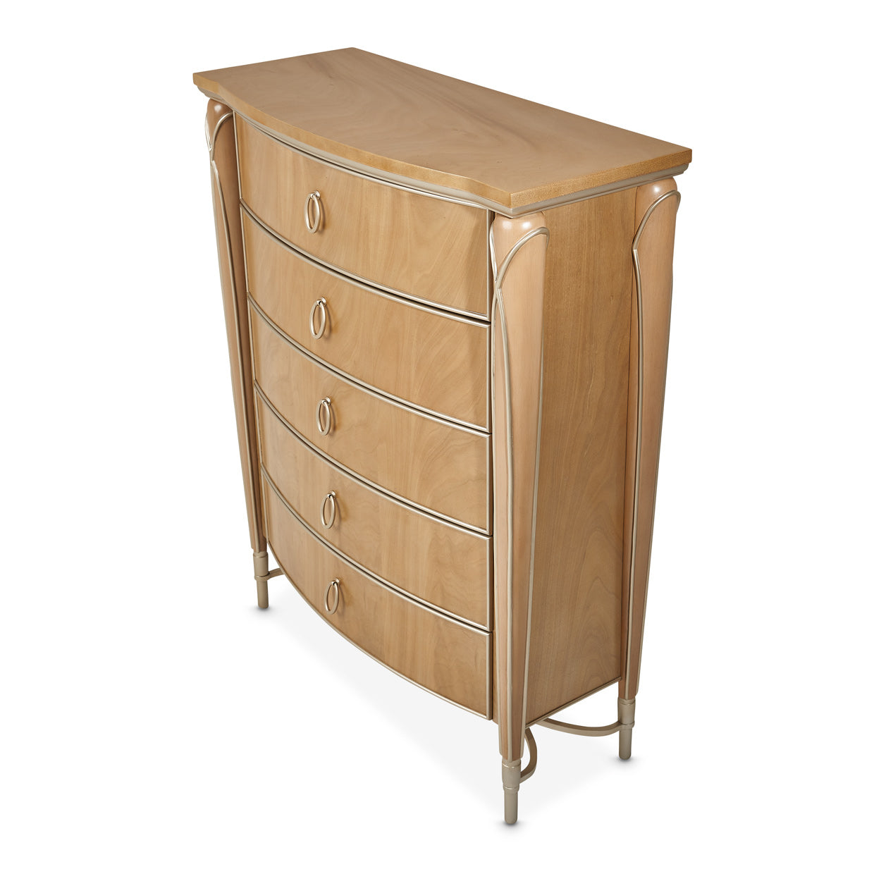 Villa Cherie Highboy Chest - Caramel