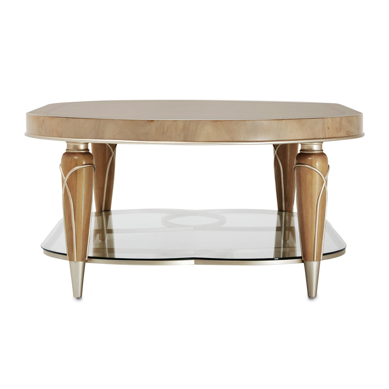 Villa Cherie Oval Cocktail Table - Caramel