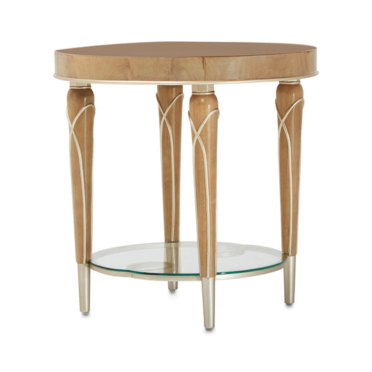 Villa Cherie End Table - Caramel