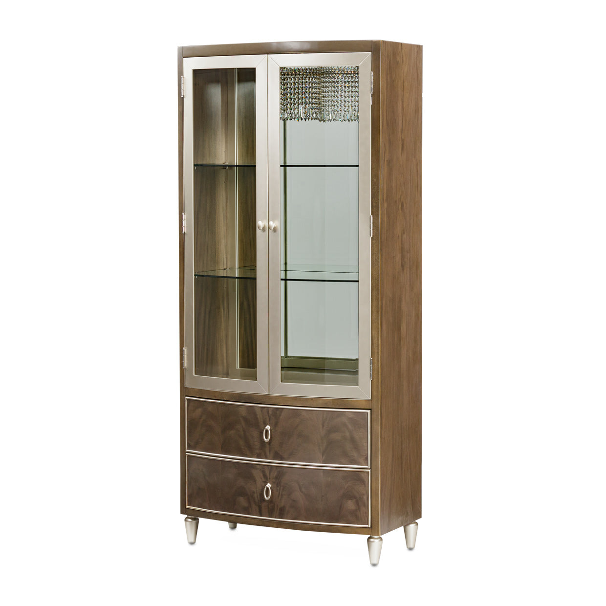Villa Cherie Display Cabinet - Hazelnut