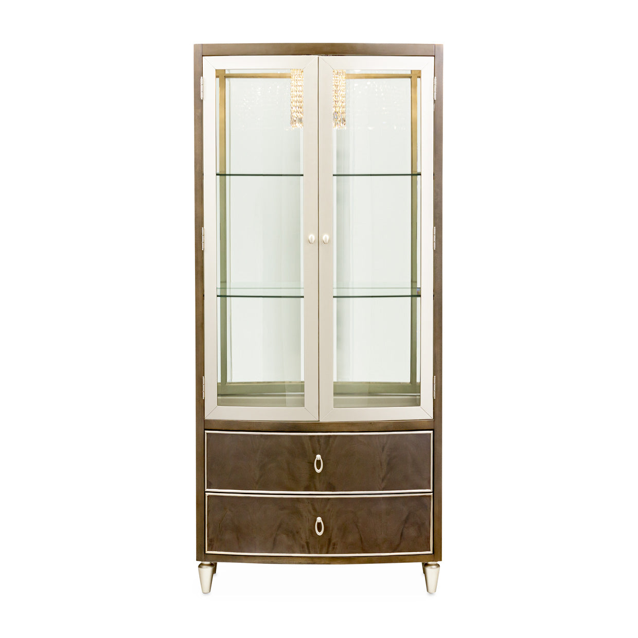 Villa Cherie Display Cabinet - Hazelnut