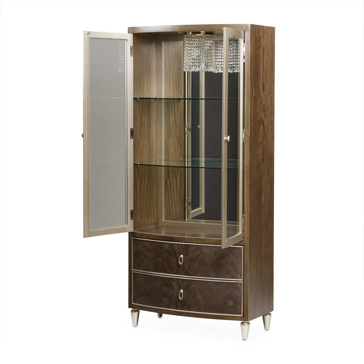 Villa Cherie Display Cabinet - Hazelnut