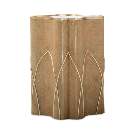 Villa Cherie Chairside Table - Caramel