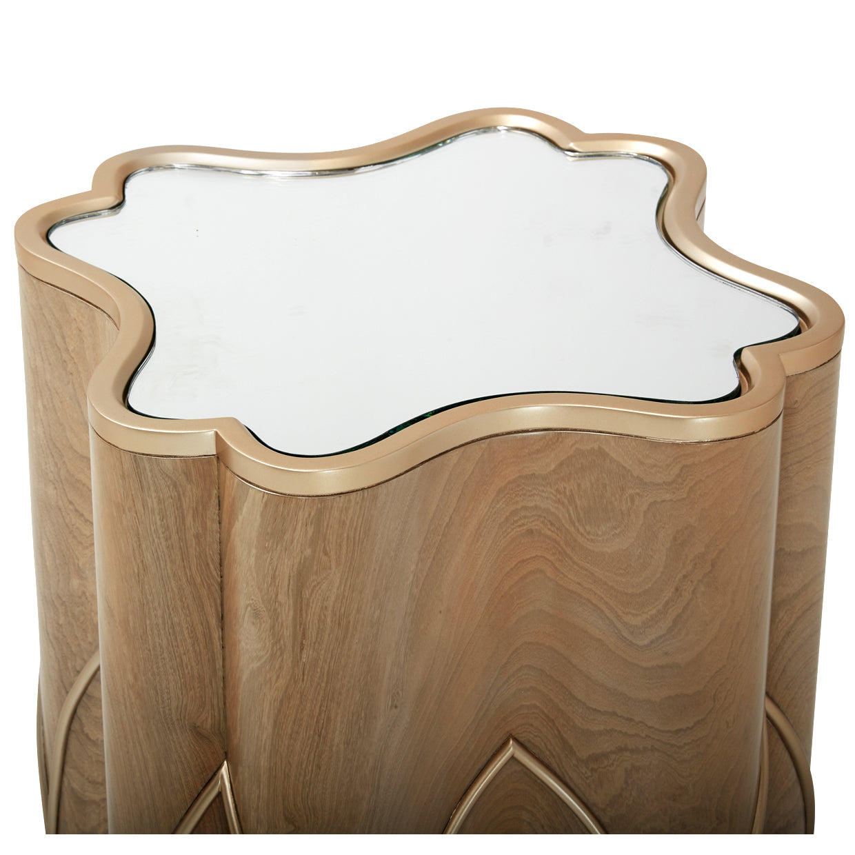 Villa Cherie Chairside Table - Caramel