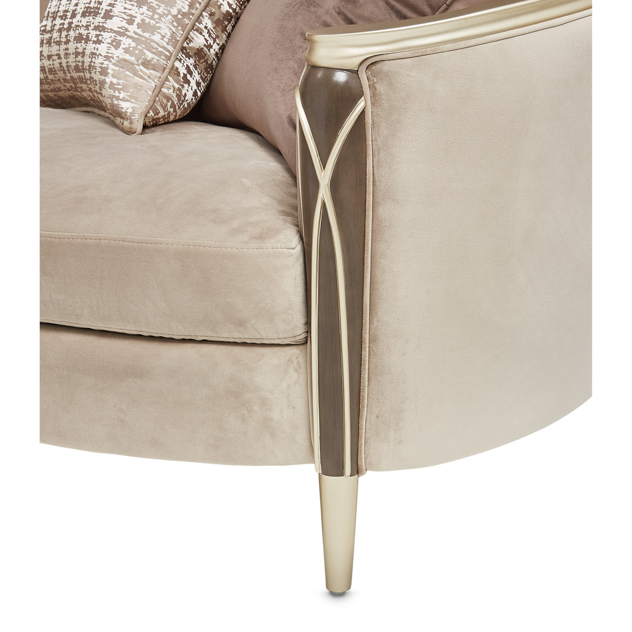 Villa Cherie Sofa - Porcini/Hazelnut