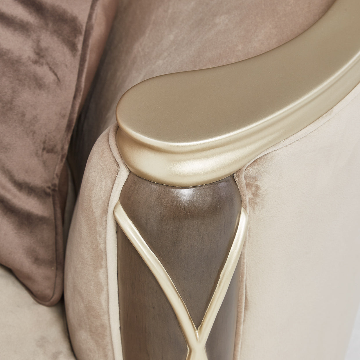 Villa Cherie Sofa - Porcini/Hazelnut