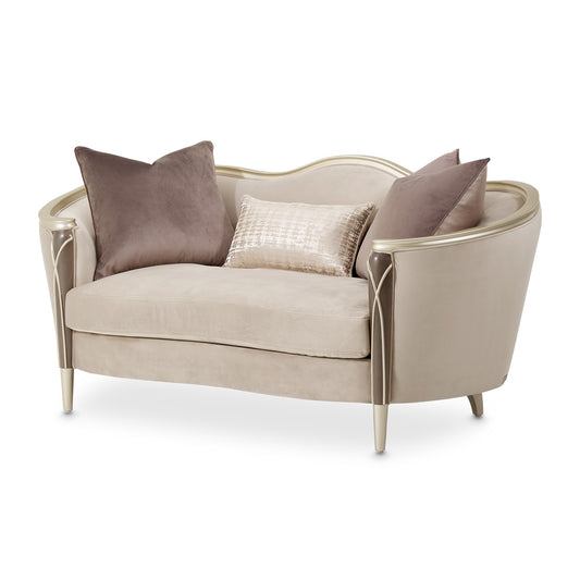 Villa Cherie Loveseat - Porcini/Hazelnut