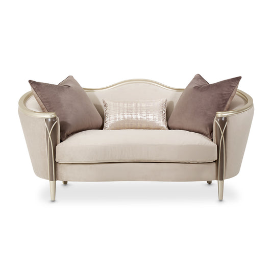 Villa Cherie Loveseat - Porcini/Hazelnut