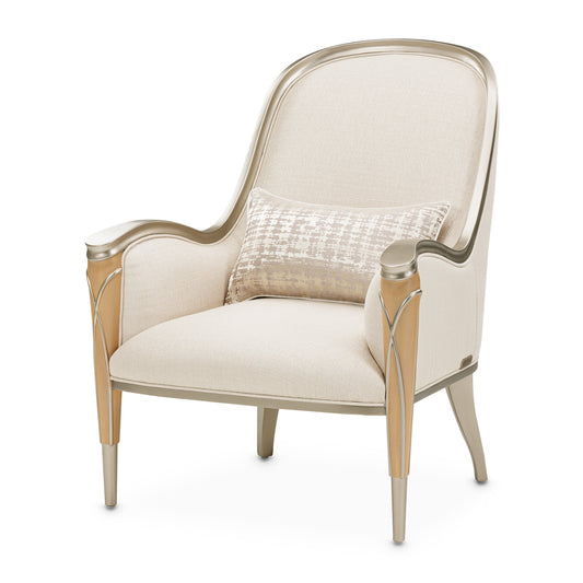 Villa Cherie Accent Chair - Pearl/Caramel