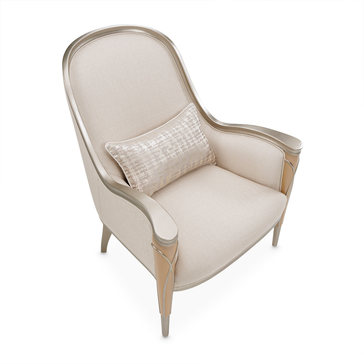 Villa Cherie Accent Chair - Pearl/Caramel