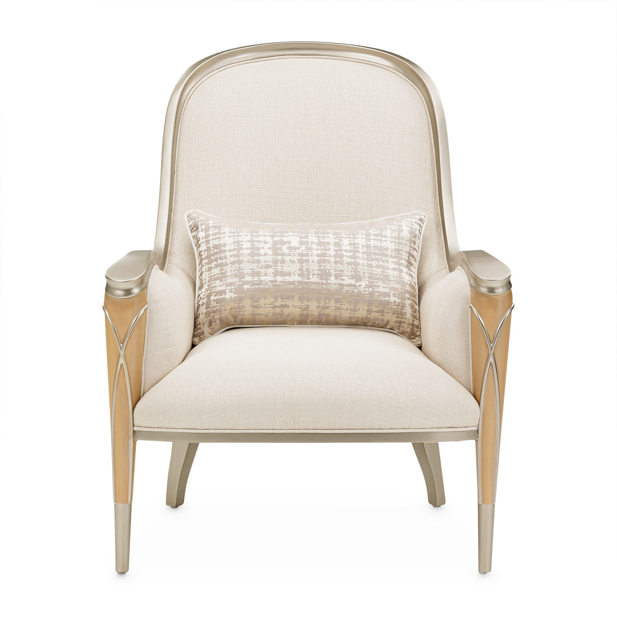 Villa Cherie Accent Chair - Pearl/Caramel