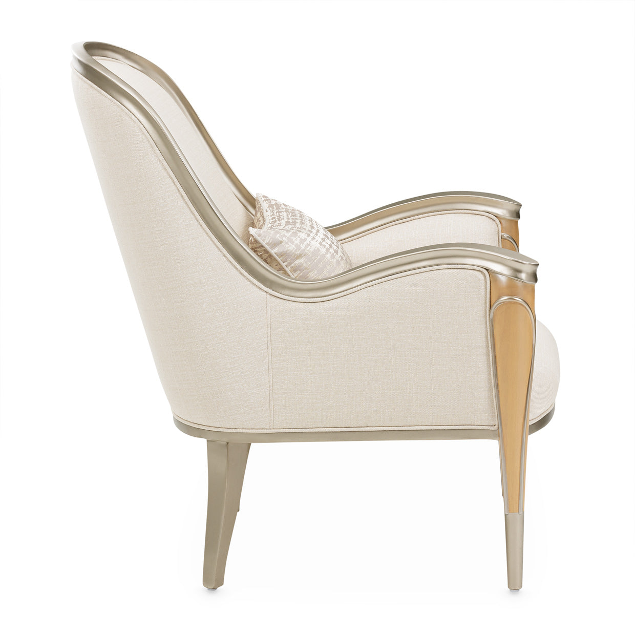 Villa Cherie Accent Chair - Pearl/Caramel