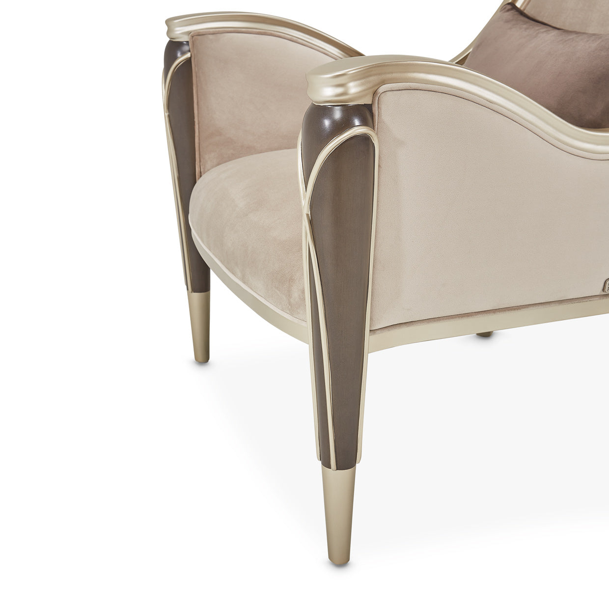 Villa Cherie Accent Chair - Porcini/Hazelnut