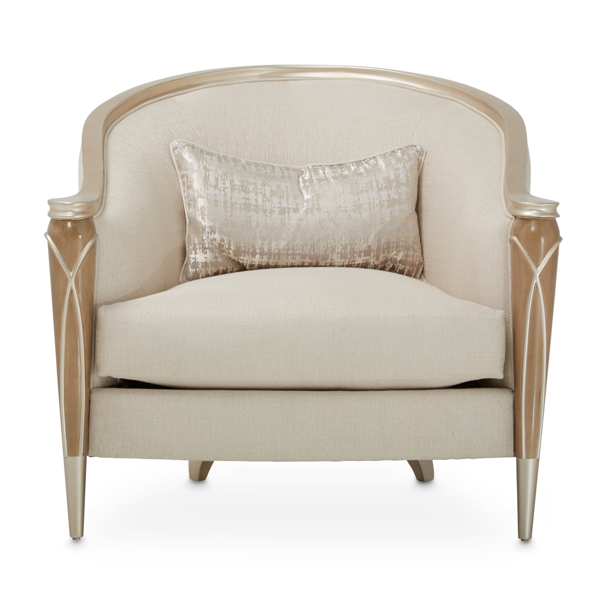 Villa Cherie Matching Chair - Pearl/Caramel