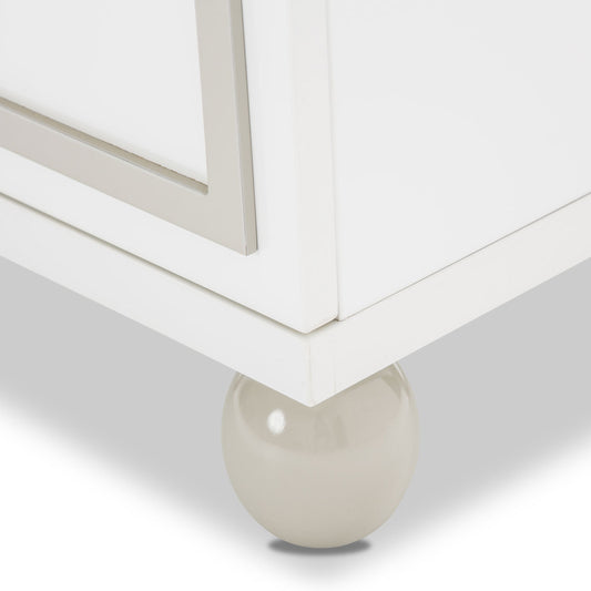 Sky Tower Nightstand - Cloud White