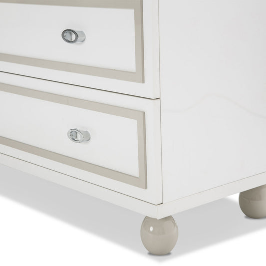 Sky Tower 7-Drawer Chest - Cloud White