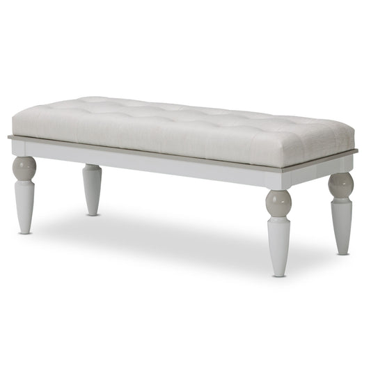 Sky Tower Bedside Bench - Ice/Cloud White