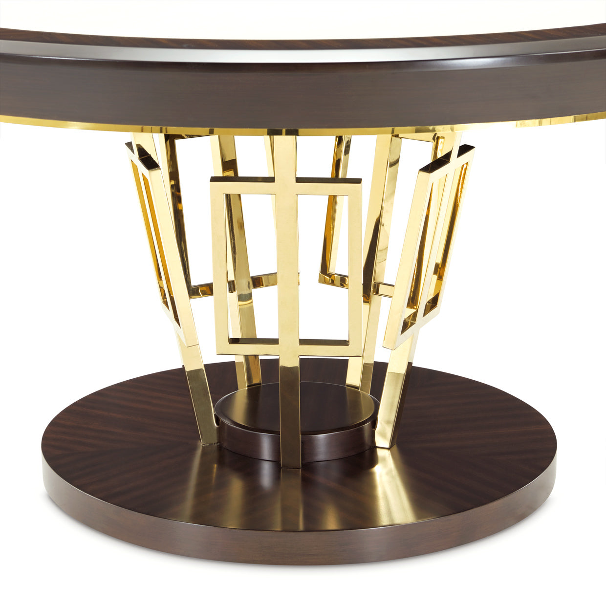 Belmont Place Round Dining Table - Espresso