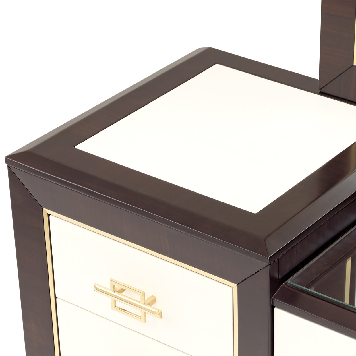 Belmont Place Vanity with Mirror - Espresso