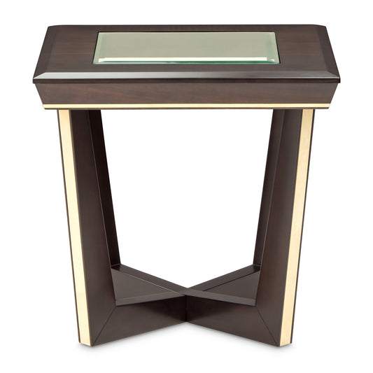 Belmont Place End Table - Espresso