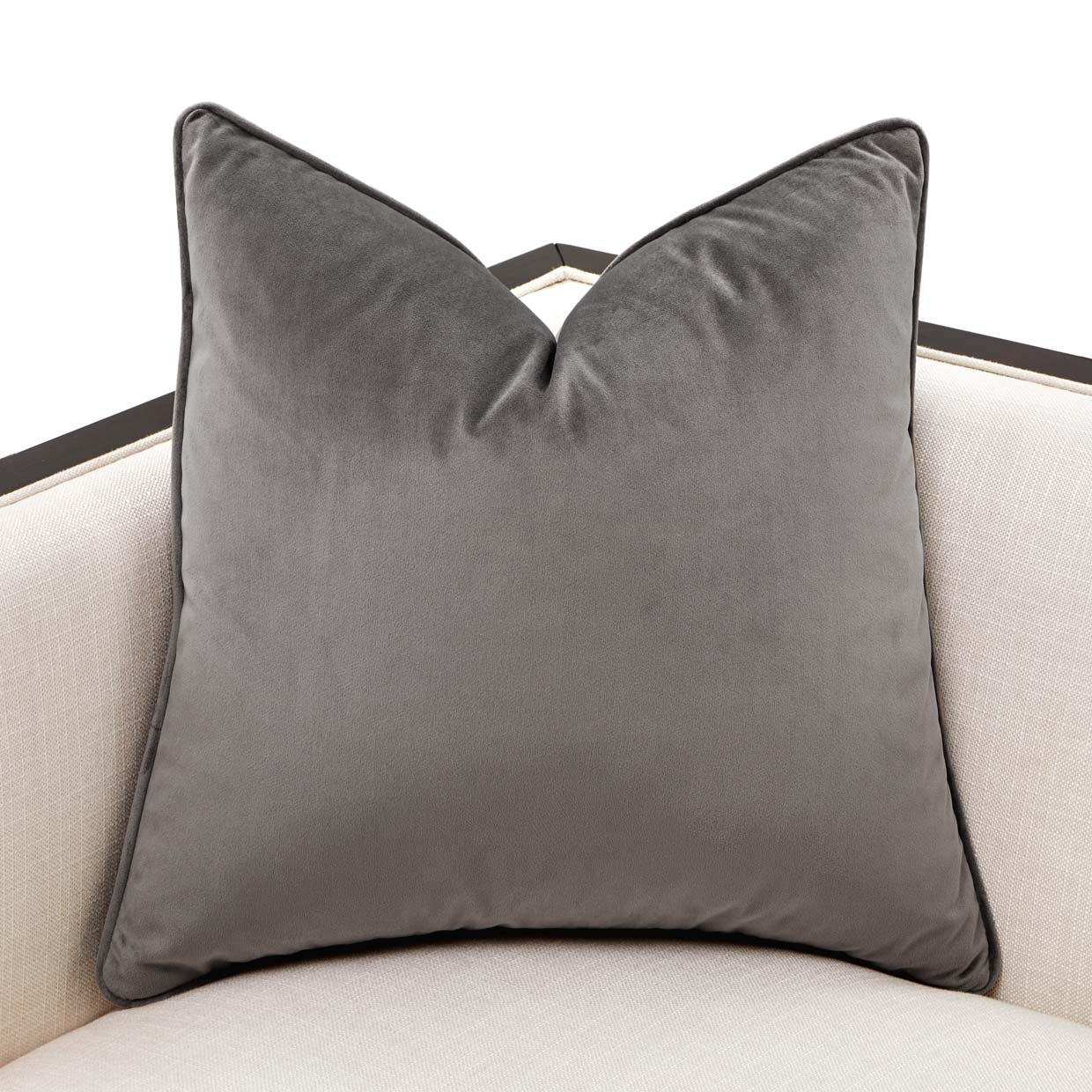 Belmont Place Loveseat - Cream/Espresso
