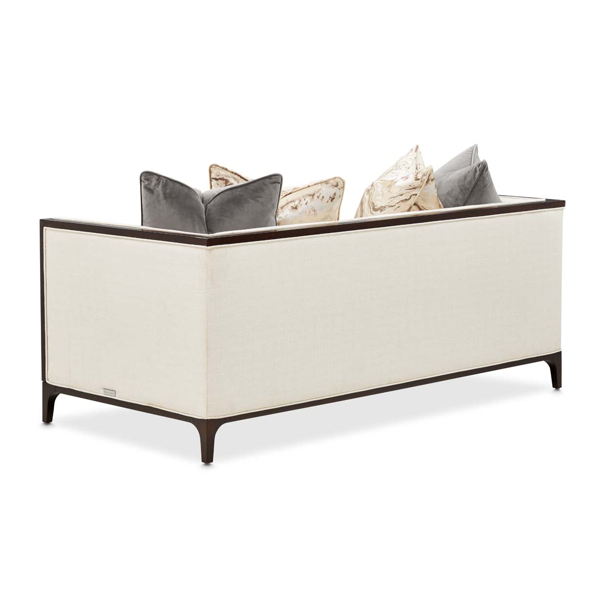 Belmont Place Loveseat - Cream/Espresso