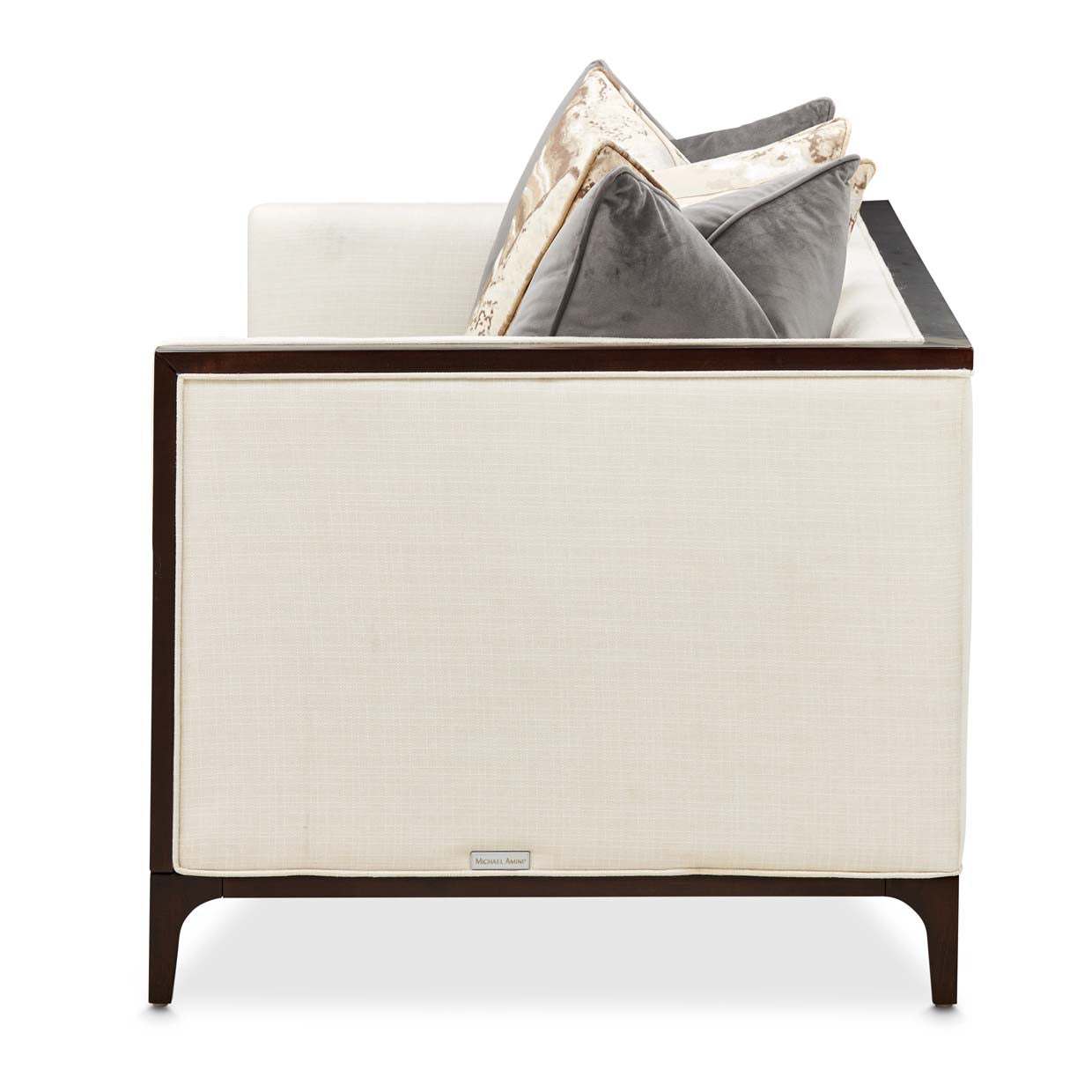 Belmont Place Loveseat - Cream/Espresso