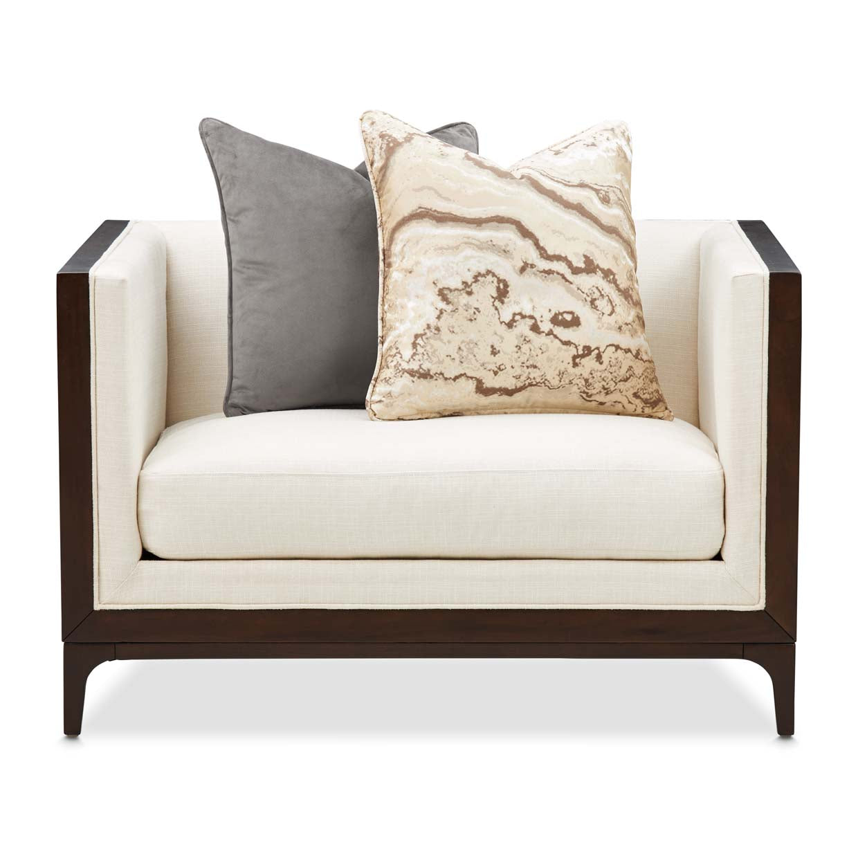 Belmont Place Matching Chair - Cream/Espresso