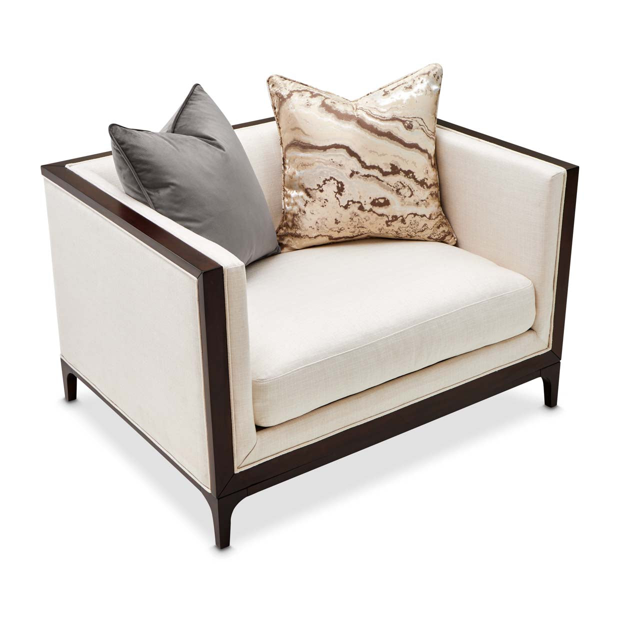 Belmont Place Matching Chair - Cream/Espresso