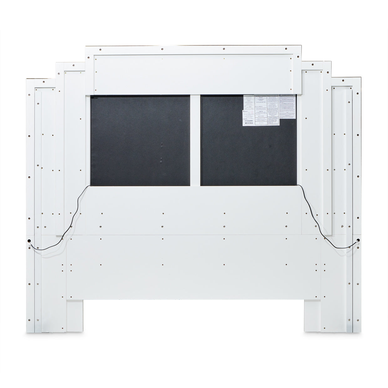 Palm Gate Queen Bed - Cloud White