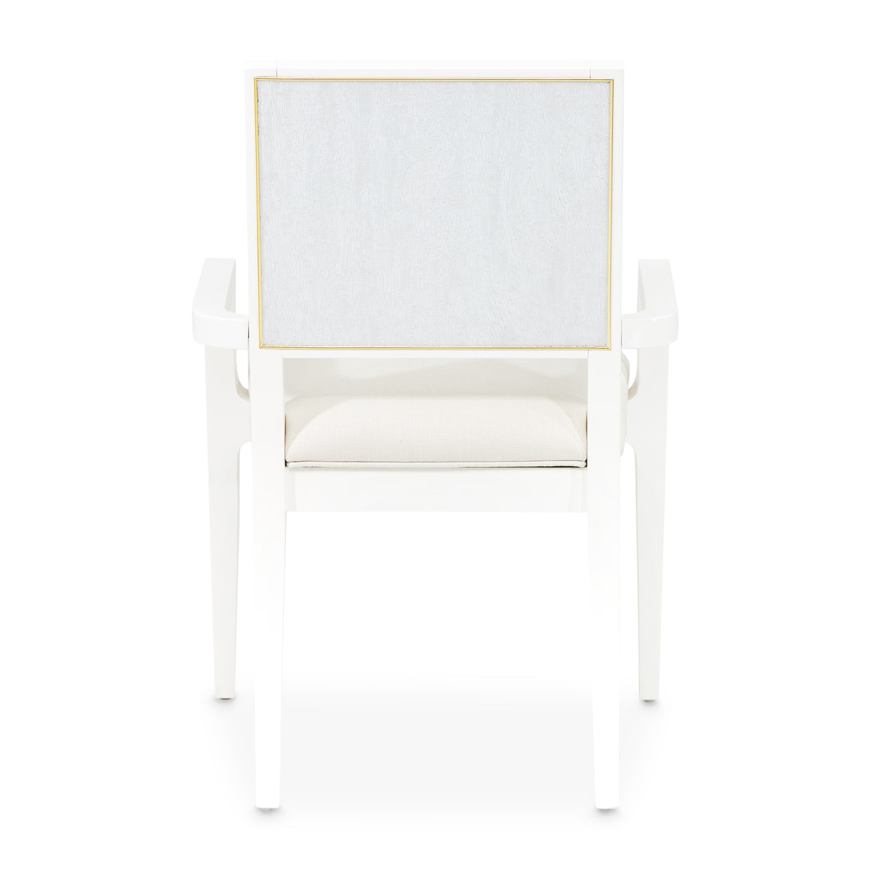Palm Gate Dining Arm Chair - Cloud White