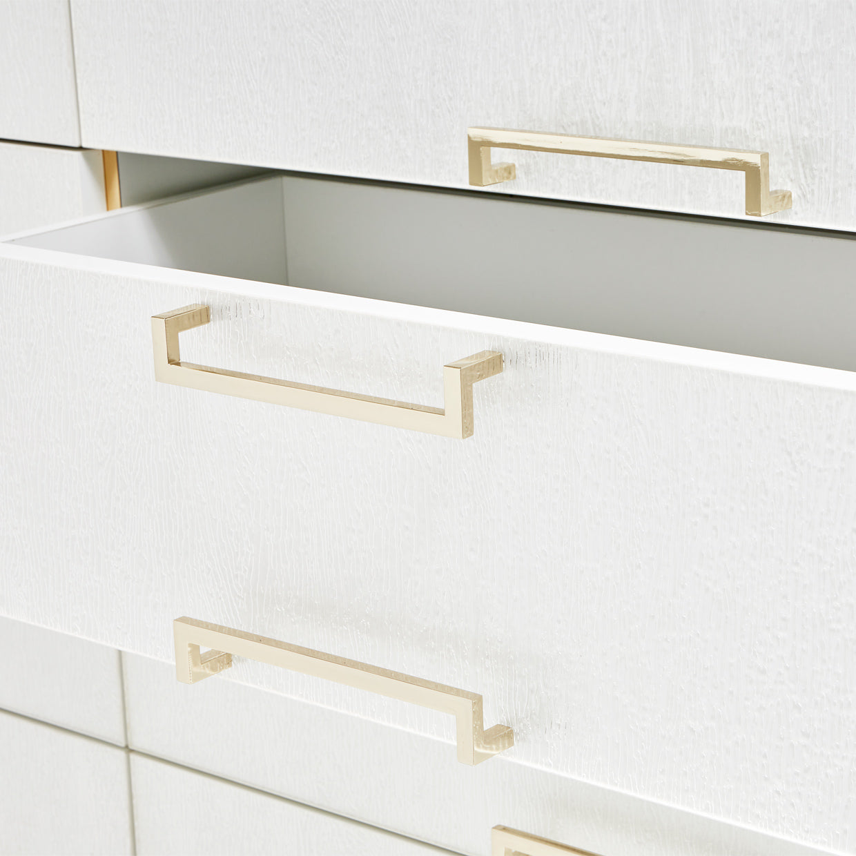 Palm Gate Dresser - Cloud White