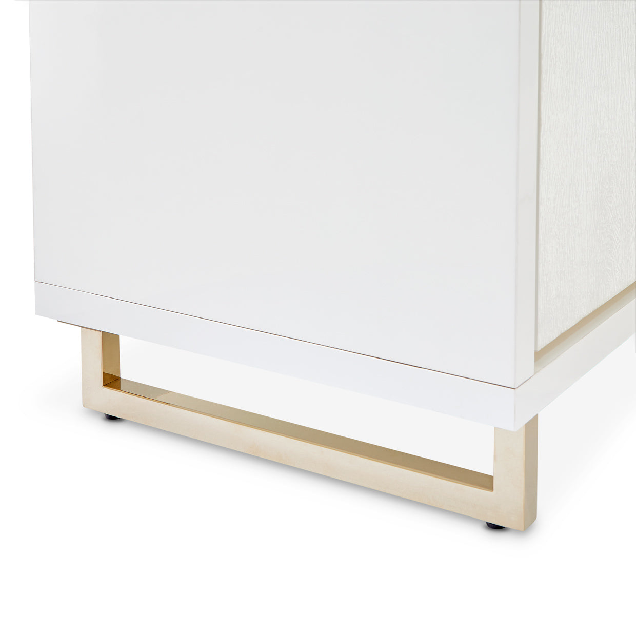 Palm Gate Media Cabinet - Cloud White