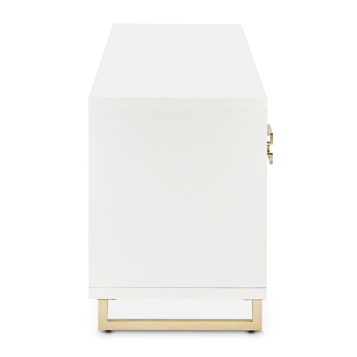 Palm Gate Media Cabinet - Cloud White