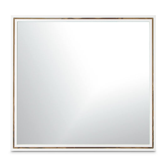 Palm Gate Wall Mirror - Cloud White