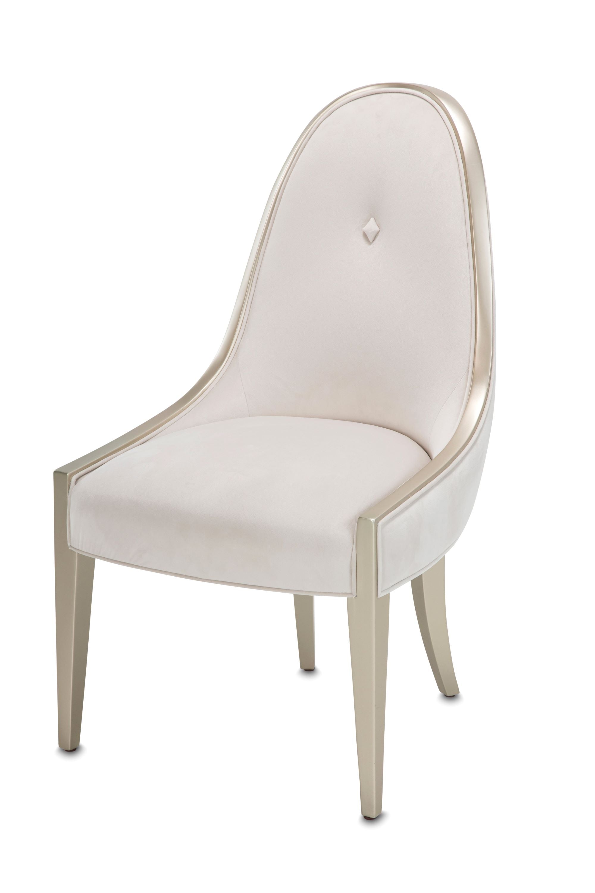 London Place Dining Side Chair - Creamy Pearl