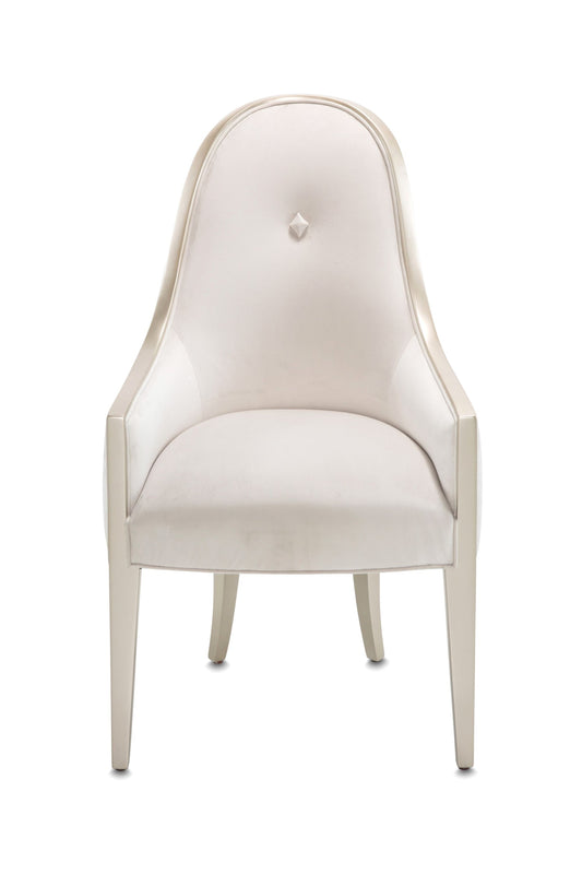 London Place Dining Arm Chair - Creamy Pearl