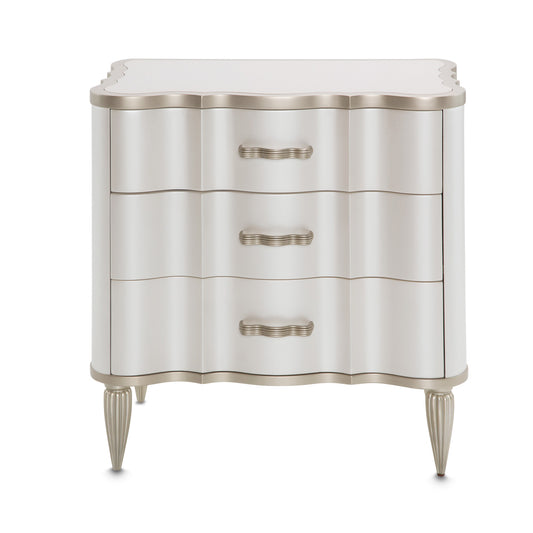 London Place - Nightstand - Creamy Pearl