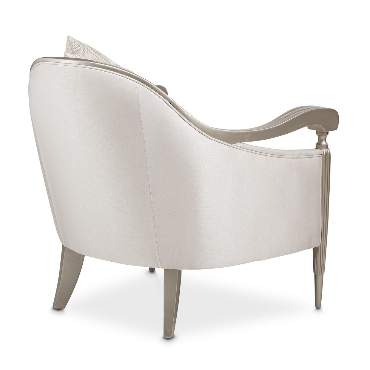 London Place Accent Chair - Porcelain/Platinum
