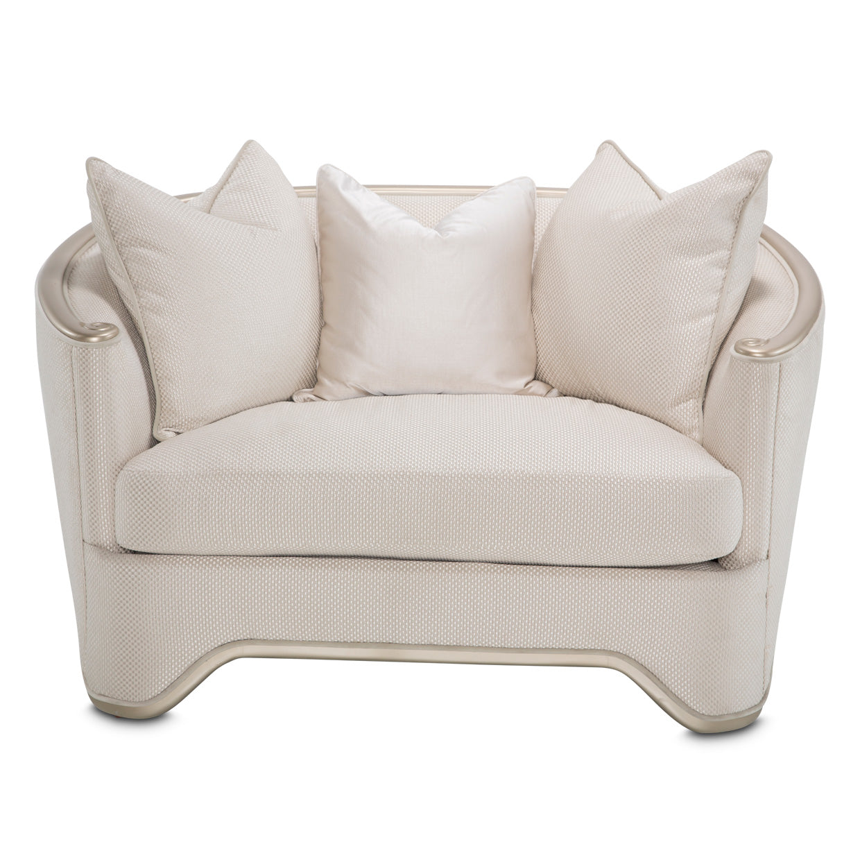 London Place Chair and a Half - Champagne