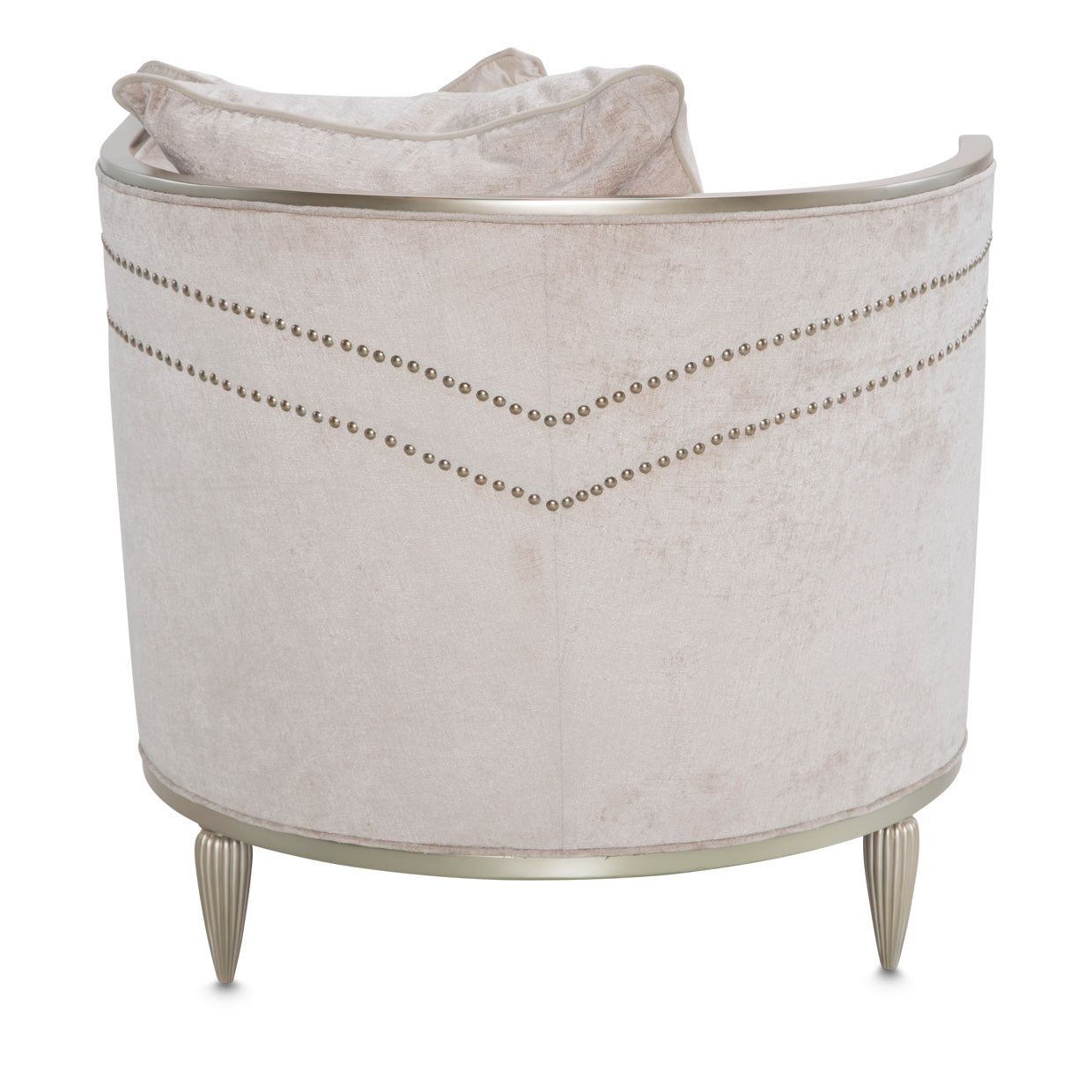 London Place Chaise - Parchment/Light Champagne