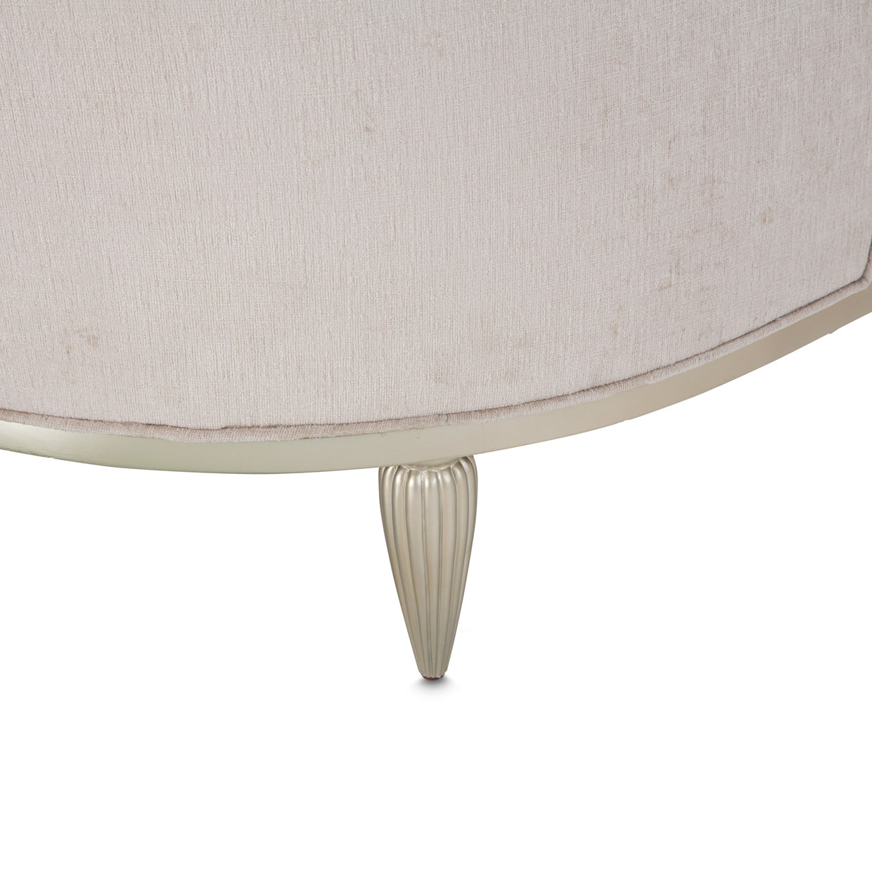 London Place Chaise - Parchment/Light Champagne